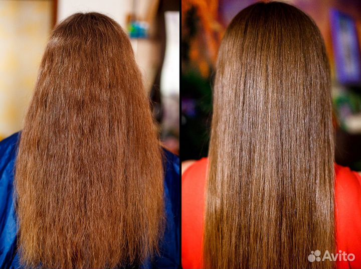 Кератиновое выпрямление