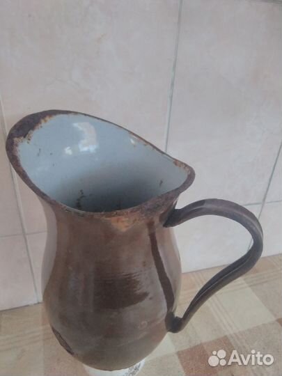 Кувшин эмалированный СССР