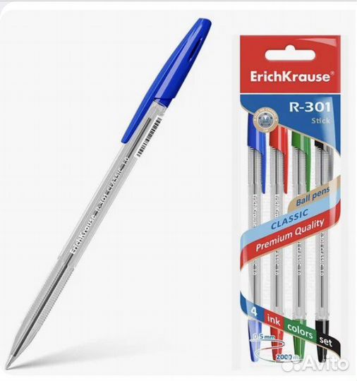ErichKrause ручка шариковая капиллярная карандаш