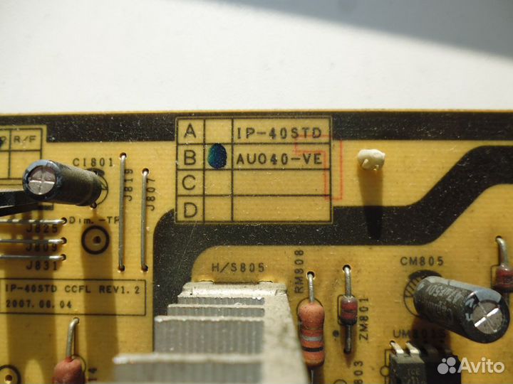 Блок питания от Samsung LE40R81B