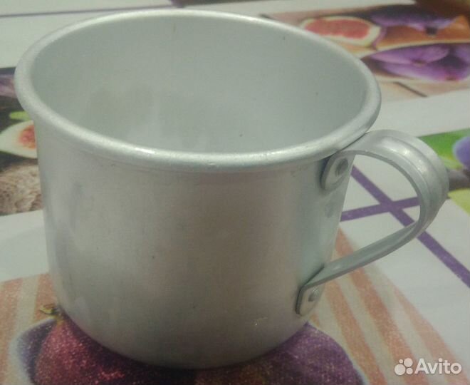 Кружка алюминиевая винтажная
