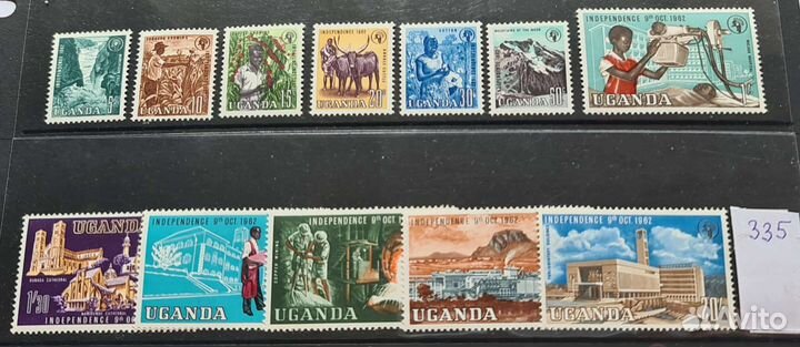 Марки */**. Британские и французские колонии