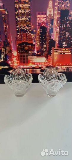 Ваза конфетница хрустальные разные формы