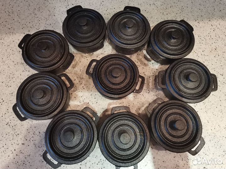 Кастрюля чугунная Roomers Serving (Горшочки)