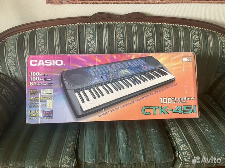 Синтезатор casio CTK 451a