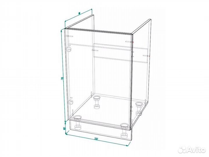 Кухня Лондон корпус шнм 500 белый фасад шнм 500 ду