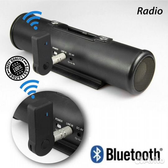 Bluetooth - AUX адаптер 3,5 мм в авто и не только