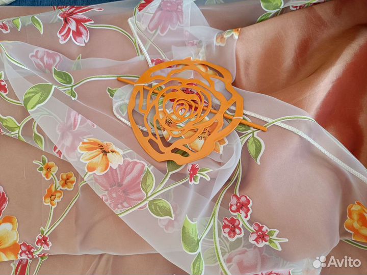 Комплект двухслойных штор новый