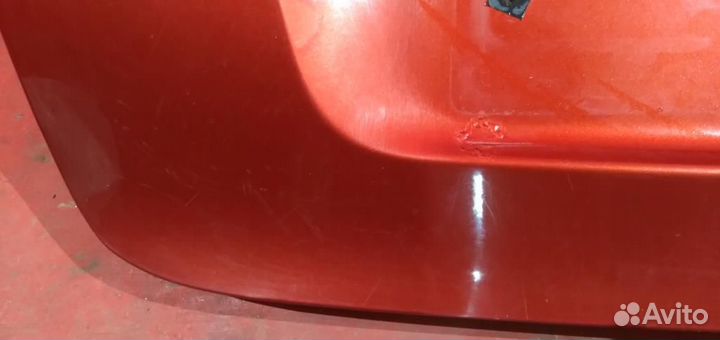 Калина седан крышка багажника красная