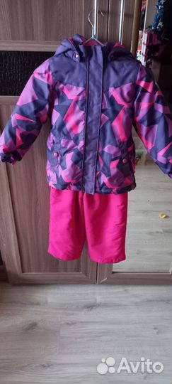 Зимний костюм для девочки 98