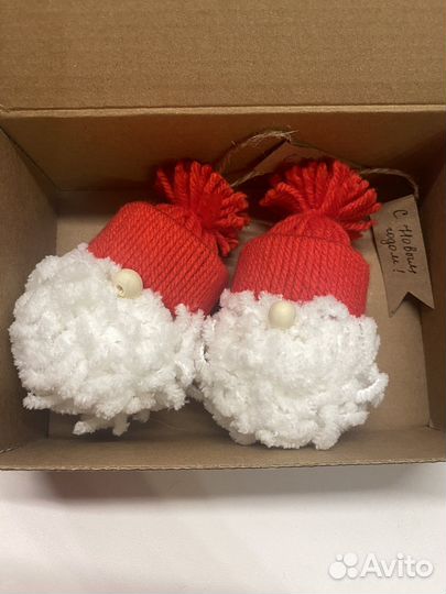 Елочные игрушки новогодний подарочный набор