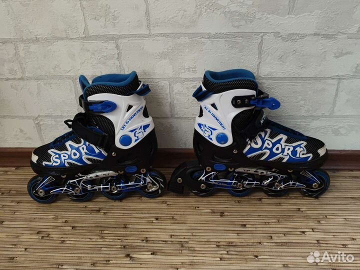 Роликовые коньки детские раздвижные 37-40