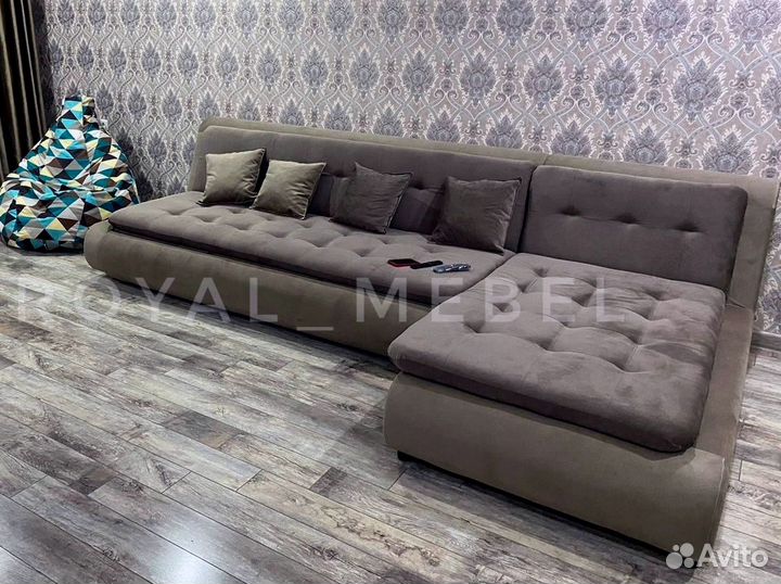 Большой диван / кухонный диван со спальным местом