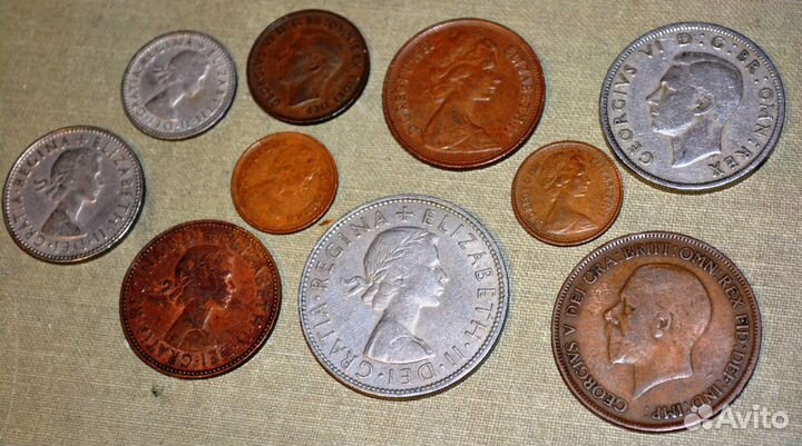 Английские дореформенные монеты