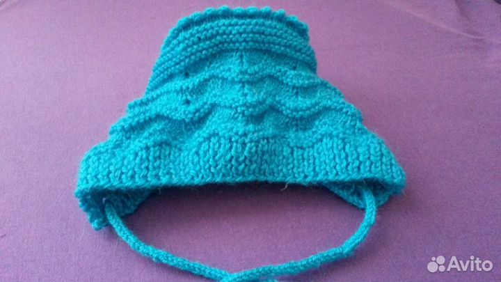 Чепчик с волнами