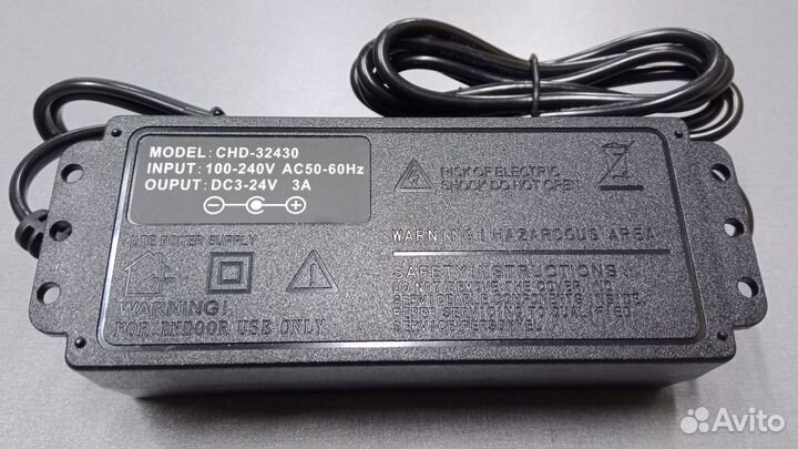 Блоки питания регулируемые 3–24V(3A) и 3–12V(5A)