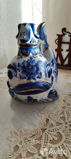 Штоф рыба гжель