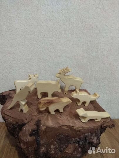 Игрушки из дерева 