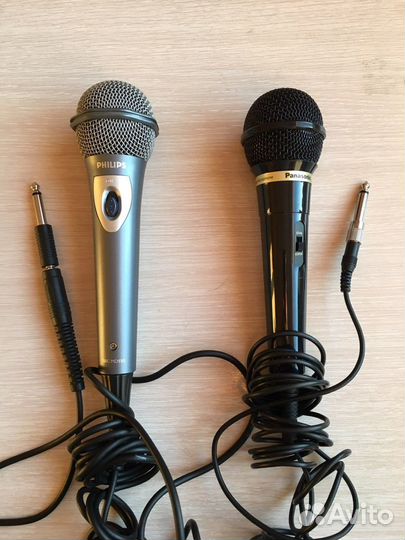 Микрофон для караоке Philips и Panasonic