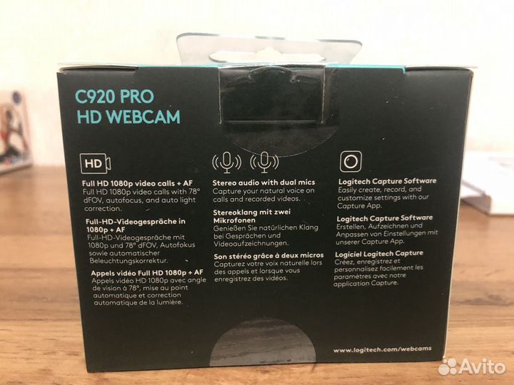 Веб-камера Logitech c920 pro