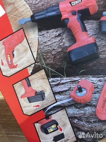 Дрель игрушечная новая