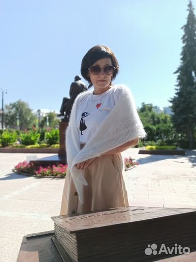 Шаль пуховая