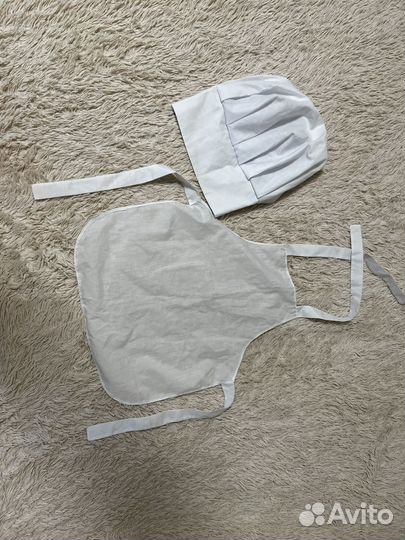 Фартук и шапочка для ребенка