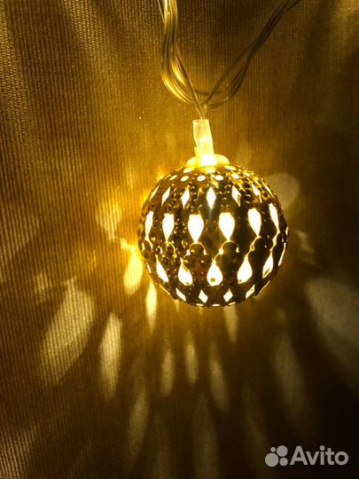 Гирлянда новогодняя шарики