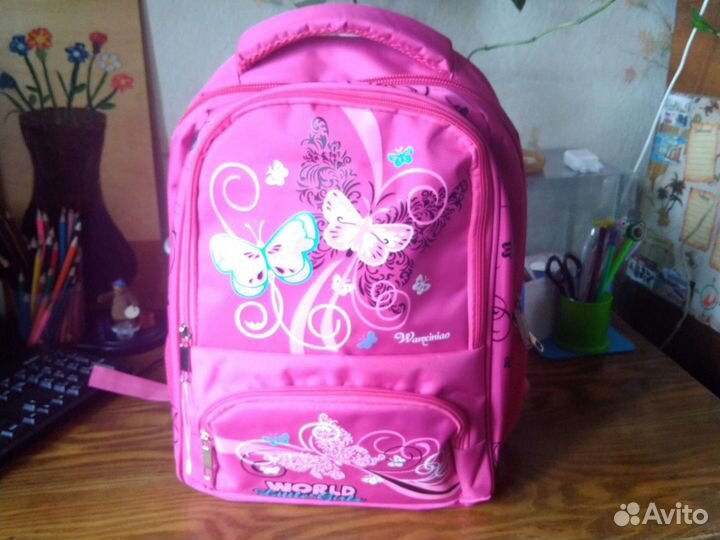 Школьный Рюкзак и сумка для обуви для девочки