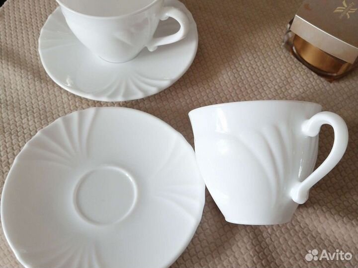 Набор чашек чайн ваза разн