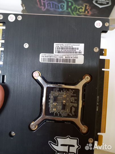 Видеокарта GTX1080 Ti 11gb GamerockPremium edition