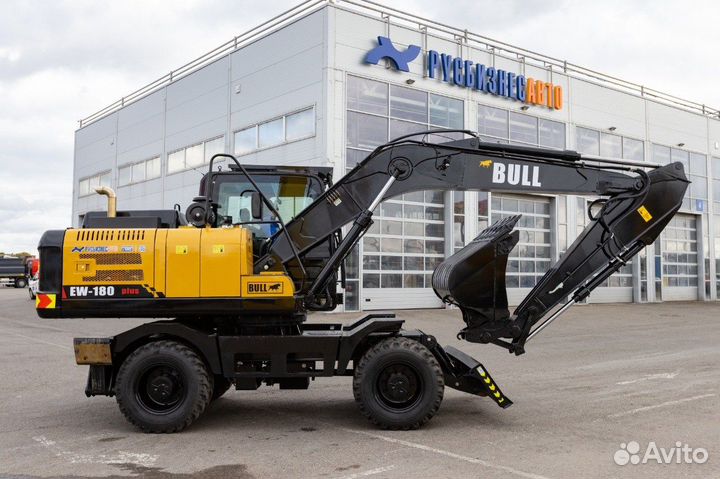 Колёсный экскаватор Bull EW180 Plus, 2024