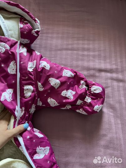 Зимний комбинезон 80 для девочки