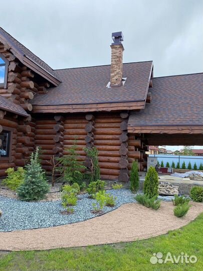 Сруб для бани из бревна