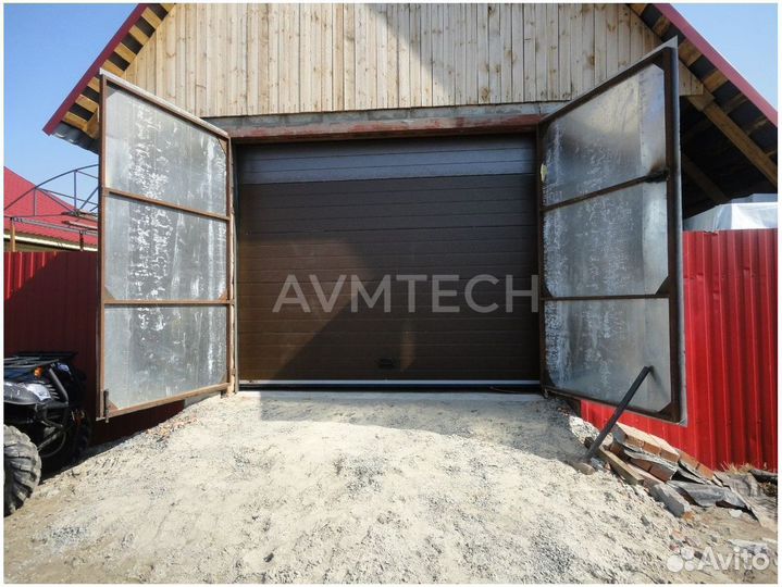 Секционные ворота для гаража