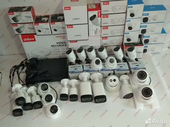 Видеонаблюдение 23 Камеры IP с микрофоном