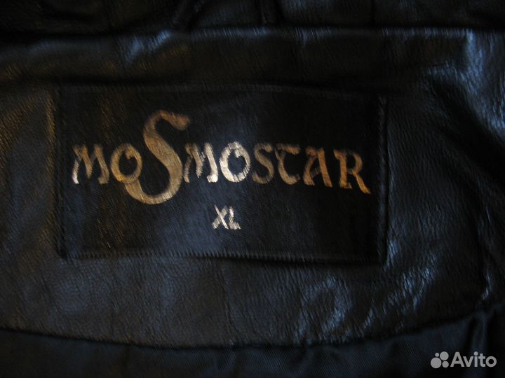 Кожаный плащ,размер 46-48