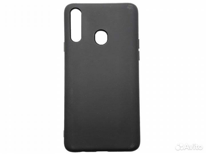 Чехол Samsung Galaxy A20s накладка/силикон черный
