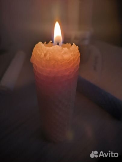 Свечи из вощины ручной работы