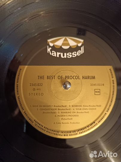 Винил The Best of Procol Harum LP