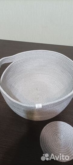 Корзинки из шнура