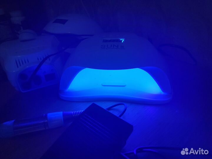 Лампа LED ультрафиолетовая для гель лаков 2 шт