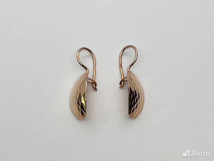Золотые серьги 585 пробы