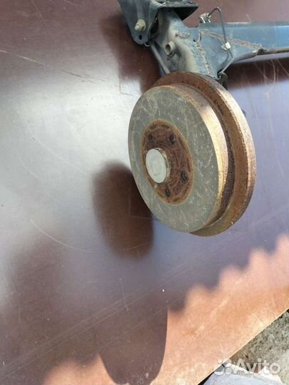 Балка задняя Фольксваген Поло 5 с барабанами