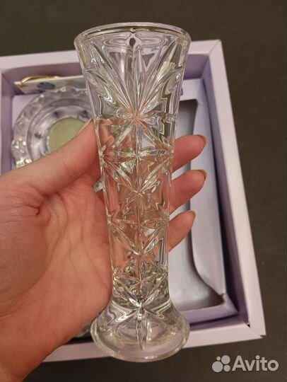 Набор luminarc подсвечники + ваза