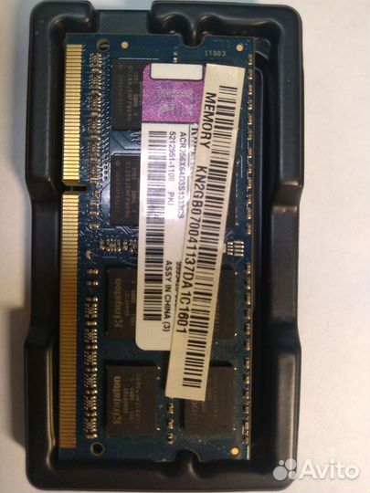 Оперативная память ddr3 для ноутбука 4gb