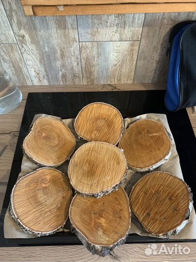 Спилы деревьев для интерьера и декора