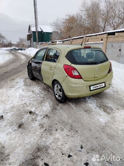 Opel Corsa 1.2 МТ, 2007, битый, 300 000 км