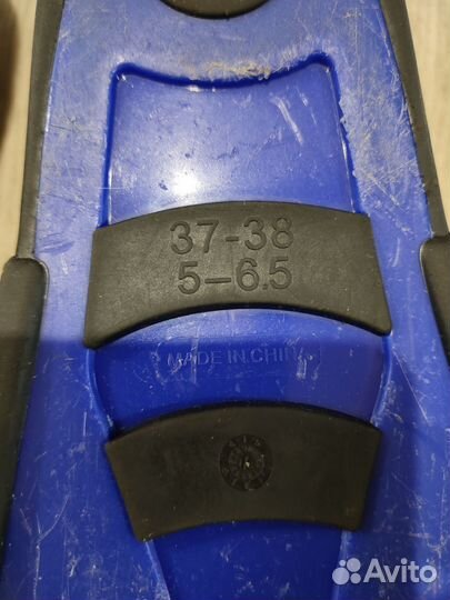 Ласты 38 размер почти новые