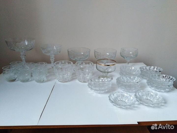 Посуда хрусталь, стекло, фарфор